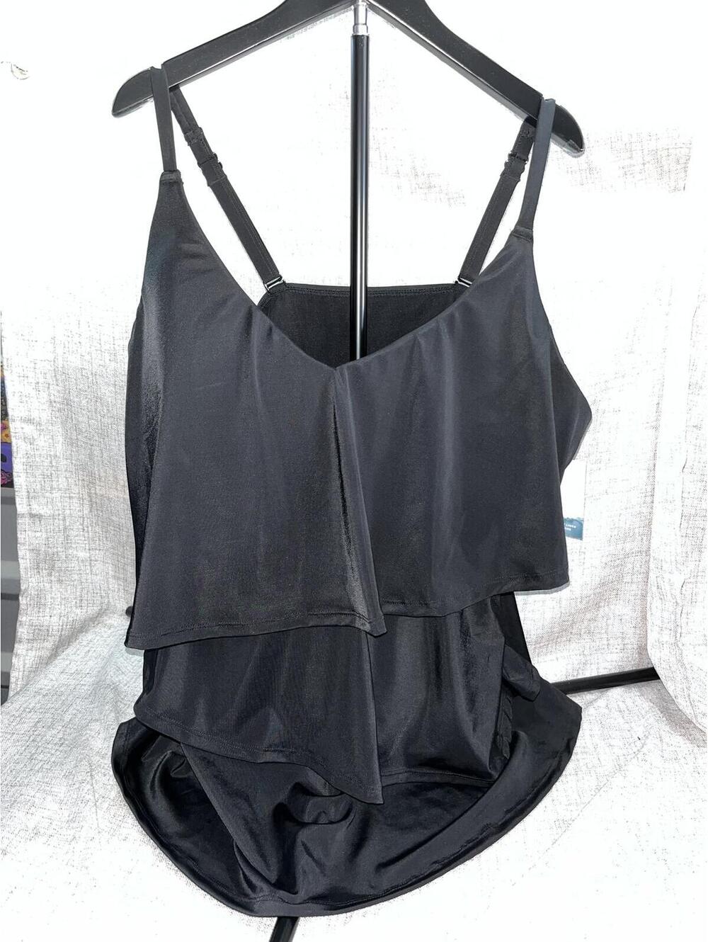 SWIM by Cacique No-Wire 3 Tier Tankini NWT 24